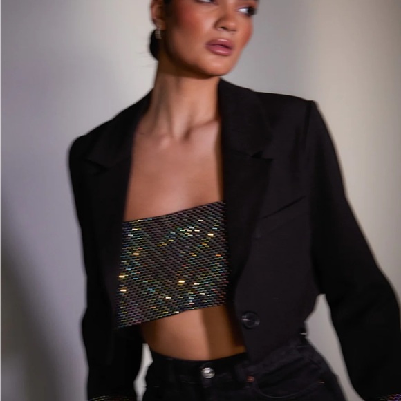 SLA the Label Diamanté Top - Picture 4 of 6